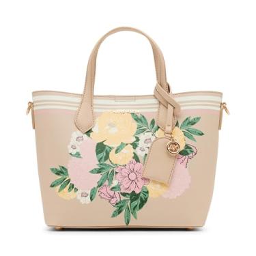 Imagem de Anne Klein Mini bolsa feminina colada, gergelim, Gergelim, Small