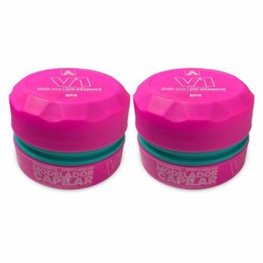 Imagem de Kit 2x Pasta Cabelo Brilho Vip Essence V1 80g Alfa Looks - ALFA LOOK'S