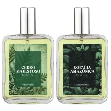 Imagem de Kit Perfume Masc. Cedro Majestoso E Copaíba Amazônica 100Ml - Essência