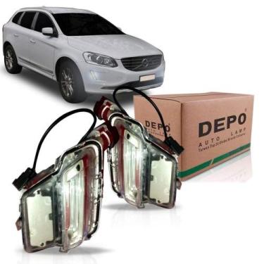 Imagem de Lanterna dianteira parachoque volvo xc60 14 15 16 led daylight depo, D
