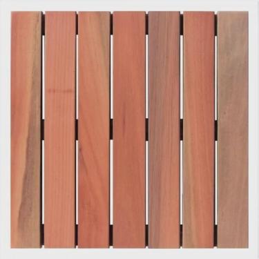 Imagem de Deck de Madeira Modular Base Madeira Isabela Revestimentos 50cmx50cm Placa Natural