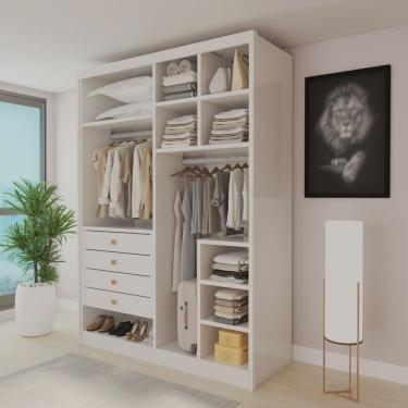 Imagem de Closet Casal sem Portas 4 Gavetas Eloá
