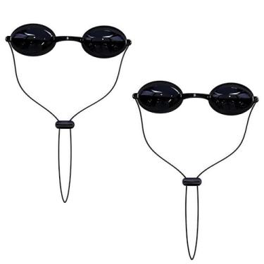 Imagem de Arthaxi Óculos De Proteção Para Terapia De Luz Vermelha, Óculos De Segurança Para Uso Em Bronzeamento, Proteção Ocular Para Terapia De Luz Sem Bloquear A Luz, Transparente, Pacote Com 2