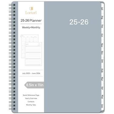 Imagem de Agenda 2025 - Agenda mensal semanal 2025 de janeiro de 2025 a dezembro de 2025, agenda com encadernação espiral, bolso interno, agenda 2025 20,5 cm x 28 cm