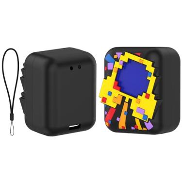 Imagem de Acddeny Capa de silicone para animal de estimação digital Bitzee Disney brinquedo interativo, capa protetora para animais de estimação eletrônicos virtuais, preta