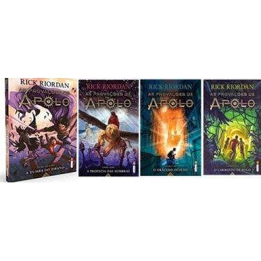 Imagem de Kit 4 livros as provações de apolo rick riordan