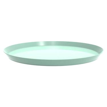Imagem de Bandeja Redonda 34cm Verde Menta Servir Bubble Crippa Restaurante Bar
