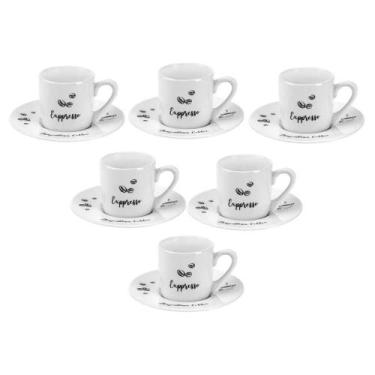 Imagem de Xícara De Café Brazilian Porcelana 90Ml 6 Peças - Hauskraft