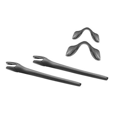 Imagem de MYCOURAG Kits de borracha de substituição para óculos de sol Oakley Radar EV Path OO9208 / Pitch OO9211 / ajuste asiático OO9275 - cinza