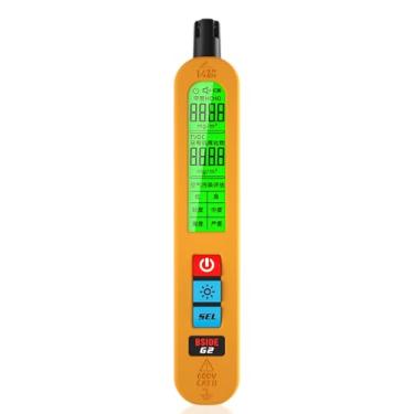 Imagem de Detector portátil de qualidade do ar, testador portátil TVOC HCHO com tela grande, monitor de dados de indicador doméstico, sensor semicondutor sensível