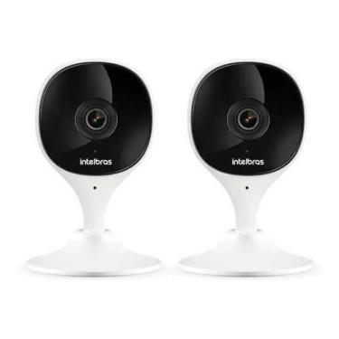 Imagem de Kit 02 cameras de video wifi full hd imx c interna intelbras