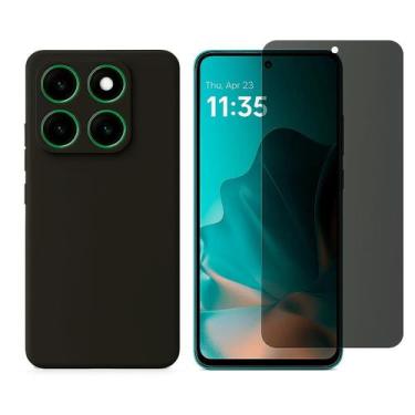Imagem de Capa Para Motorola Moto Edge 60 Fusion + Pelicula Privacy - GR Global 