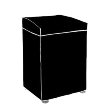Imagem de Capa Protetora para Máquina de Lavar, PVC Impermeável, Compatível com Consul, Brastemp, Colormaq e Dako, Modelos Facilite, CWM Maxi, Tamanhos 10kg, 11kg 12kg. Preto