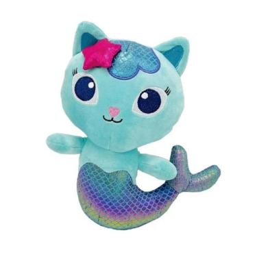 Imagem de Casa De Bonecas De Gato Sorridente Brinquedo De Pelúcia Para Crianças 