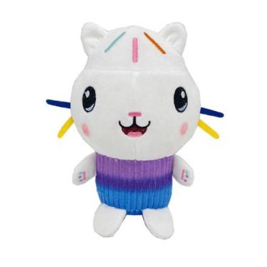 Imagem de Casa De Bonecas De Gato Sorridente Brinquedo De Pelúcia Para Crianças 