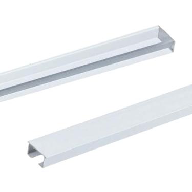 Imagem de Trilho Alumínio Simples Cortina Branco Cortineiro Varão(1,5 Metros)