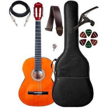 Imagem de Violão Elétrico Giannini Canhoto N14 + Capa Luxo Acessórios (NATURAL)