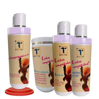 Imagem de Kit Transição Capilar  Desprogressiva 1L + Máscara 1Kg + Leave-In 1L +