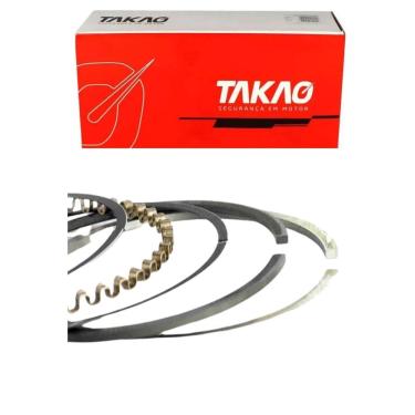 Imagem de Anel Para Pistão (Jg) Dakota 3.9 12V 1998 A 2001 / Ram1500 3.9 1994 A 1996 / Yale 3.9 12V - Takao Asch39100