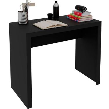 Imagem de Mesa Para Escritório Escrivaninha 90 Cm Preto