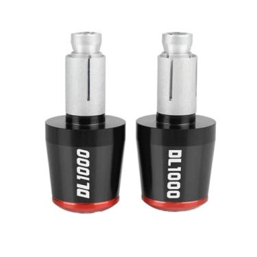 Imagem de Extremidades de manoplas de guidão de motocicleta, tampas de extremidade, acessórios deslizantes de peso para SUZUKI DL1000/V-STROM DL 1000 2002-2016 2015 2014