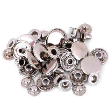 Imagem de Botões Clássicos de Prensa de Bronze para Roupas e Acessórios, 50 Conjuntos Com Vários Tamanhos e Cores (15mm)