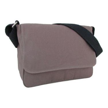 Imagem de Bolsa Em Lona Resistente Transversal Tiracolo Tipo Carteiro Média Casu