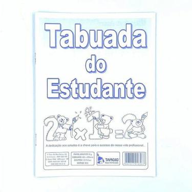 Imagem de Tabuada Do Estudante Tamoio Unidade