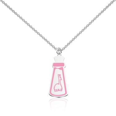 Imagem de BLEOUK Colar de veneno de lhama com pingente venenoso, presente para fãs de filmes, joias venenosas, Small, Metal, na unknow