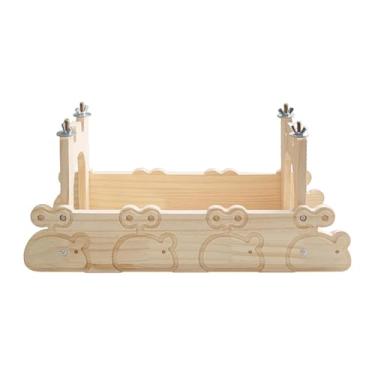 Imagem de predolo Ponte para porquinho da índia, brinquedo para chinchila, madeira, fácil de instalar, corredor, túnel para, ratos, hamster, chinchila, C