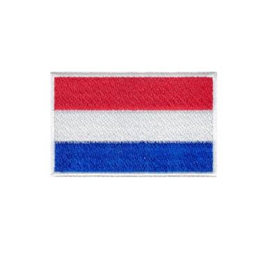Imagem de Ruoming Ruoming 1 peça bandeira nacional 5 adesivos de ferro, 8 x 5 cm, adesivos bordados para roupas, bolsas (Holanda)
