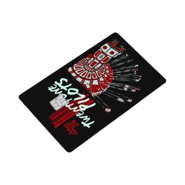 Imagem de Adesivo De Pele De Cartão De Crédito T-Twenty O-One P-Pilots Filme Par