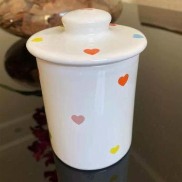 Imagem de Manteigueira Francesa De Cerâmica Poa Coração GA Cerâmicas