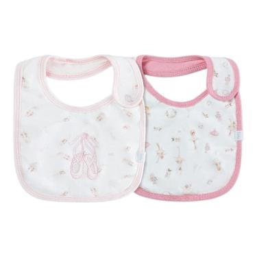 Imagem de Kit Com 2 Babadores Bebê Made Of Magic Rosa Bailarinas - Hug