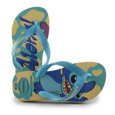 Imagem de Chinelo Infantil Havaianas XS Top Kids Disney Classic, 31/32, Verde, C