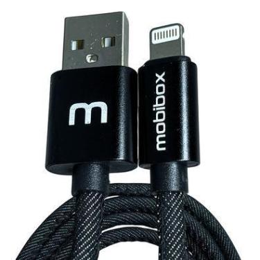 Imagem de Cabo Carregador Lightning p/ iPhone com Entrada USB - 1 metro - Reforçado - Ultra rápido - Original 1 ano de garantia