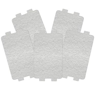 Imagem de 5 peças (117 mm x 64 mm) Folha de mica para substituição de guia de ondas de micro-ondas, universal para aparelhos como secadores de cabelo e torradeiras. Resistente ao calor, cortável DIY, proteção
