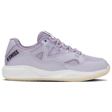 Imagem de K-Swiss Tênis feminino Tura Team Pickleball, Cardo, lavanda aura/branco, 38