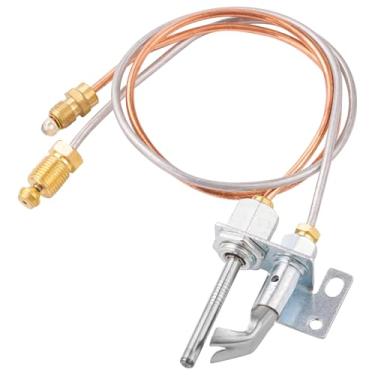 Imagem de Conjunto de queimador piloto de gás natural, kit de termopar piloto PT-1 PAC-2NAT, compatível com queimador Real Fyre PT-1 Pilot G45 G46, substituto para lareira Hargrove Gas Logs NG Pilot RSTPB-18