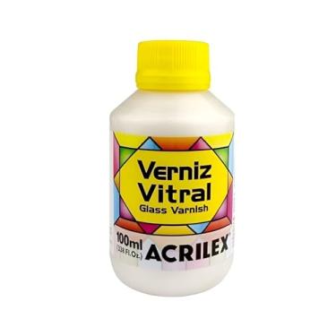 Imagem de Verniz Vitral 100ml Base Madrepérola Transparente Brilhante 592 081100592 Perfeito para Copos Garrafas Vasos e Outras Perfeito para Copos Garrafas Vasos e Outras Ele Transforma Suas Peças Em Verdadeiras Obras De Arte, Simulando O Efeito Encantador Dos Vitrais