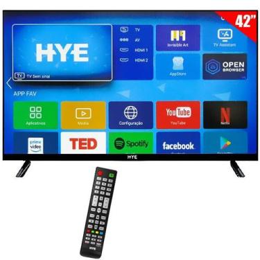 Imagem de Smart TV LED 42 Polegadas HYE Full HD Android Wi-Fi con Conversor Digi