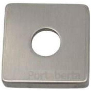 Imagem de Kit Roseta Avulsa Fechadura Externa Imab Inox Escovado