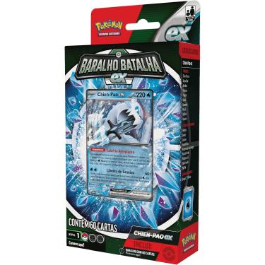 Imagem de Jogo de Cartas - Deck de Batalha Pokemon - Chien-Pao ex COPAG DA AMAZONIA