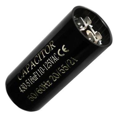 Imagem de Capacitor de partida do motor Seentech 430-516uF 110-125VAC CD60