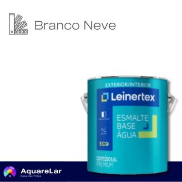 Imagem de Esmalte Base Água Leinertex Acetinado 3,6L, BRANCO NEVE, 3,6L