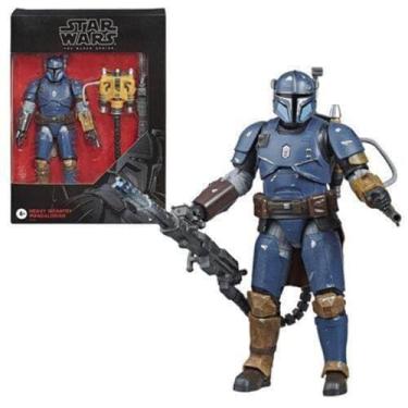 Imagem de Star Wars / The Mandalorian Black Series 6-inch Action Figure Heavy Infantry Mandalorian / Hasbro Star Wars : The Mandalorian 2019 Black Series