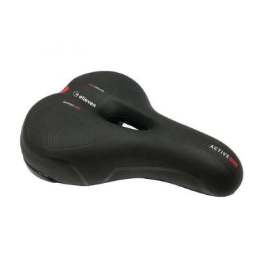 Imagem de Selim Largo Vazado Bicicleta bike comfort Gel com 2 molas - Elleven, P