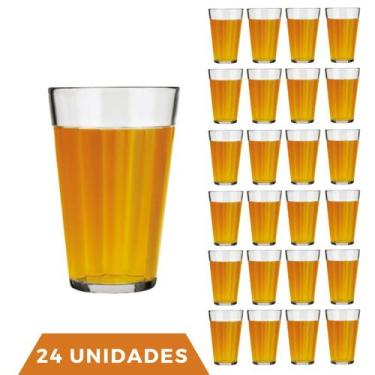 Imagem de Conjunto Com 24 Copo Americano Long Drink 450ml Vidro Nadir - NADIR FI