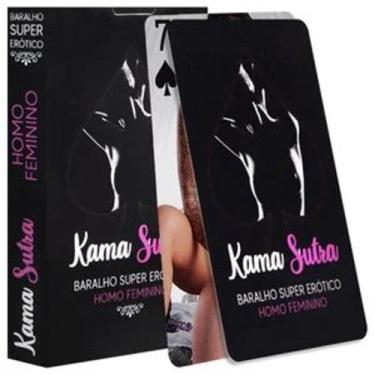 Imagem de Baralho Kama Sutra Super Erótico Lésbica 55 Cartas Copag