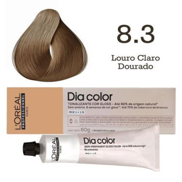 Imagem de Tonalizante Dia Color 8.3 Louro Claro Dourado  L'Oréal Professionnel